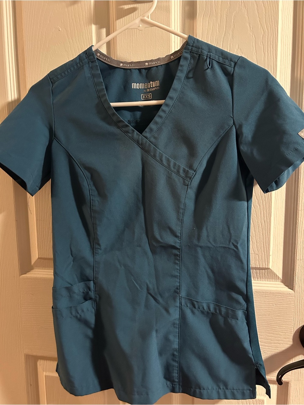 Teal Women's V-Neck Medical Scrub Top